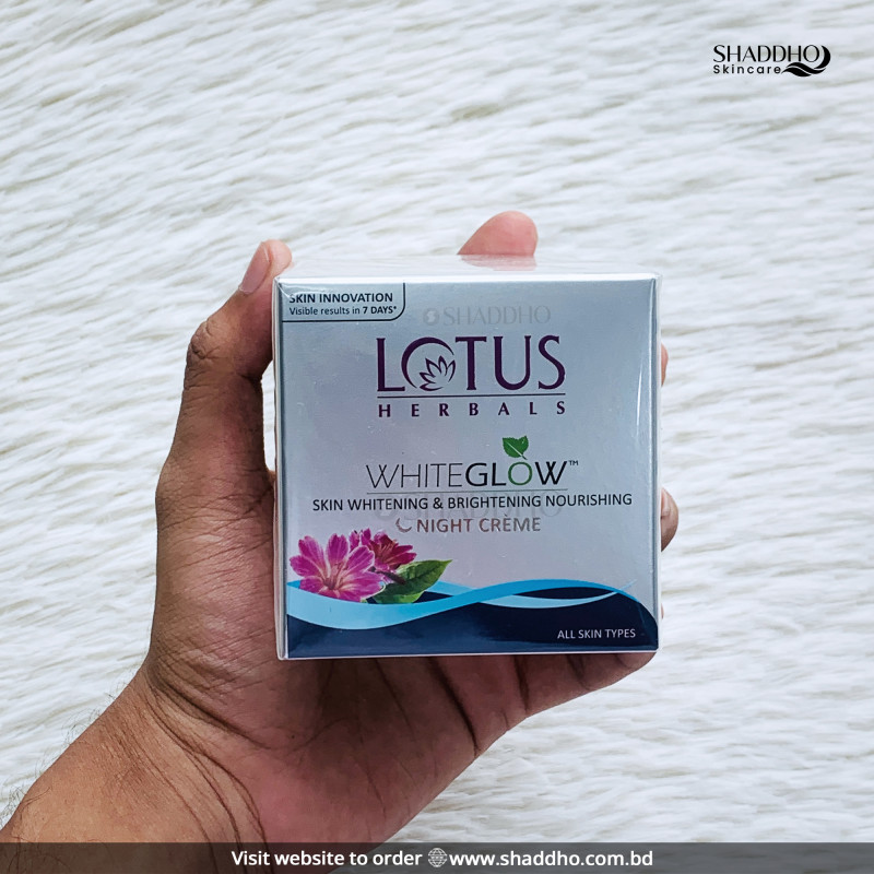Lotus Herbals White Glow Night Cream (60g)