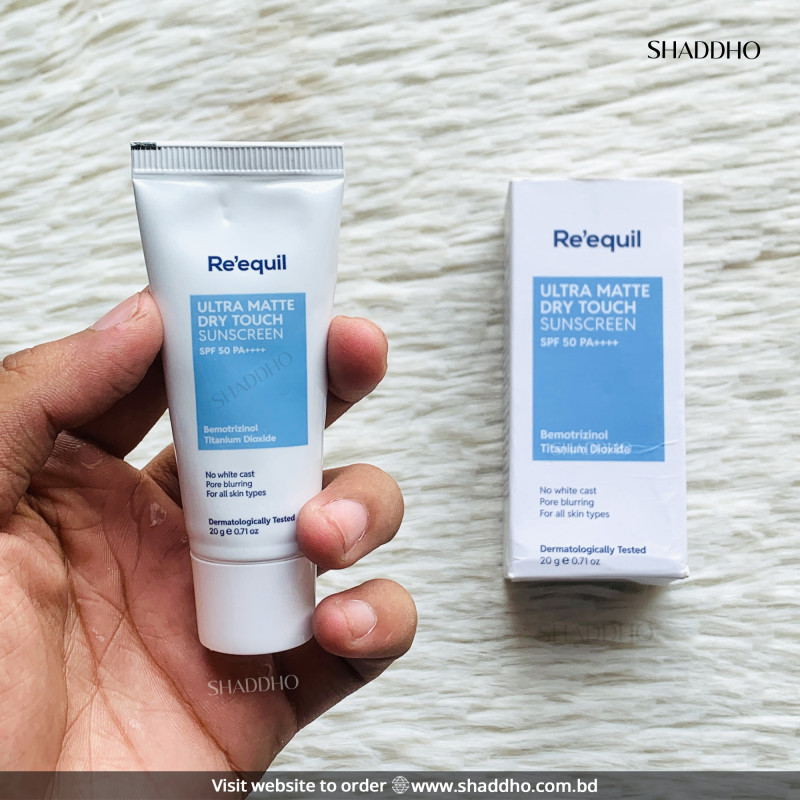 Reequil Ultra Matte Dry Touch Sunscreen Gel SPF 50 PA++++ (20g)