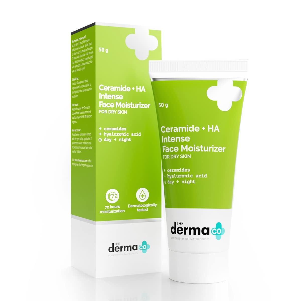 The Derma Co Ceramide + HA Intense Daily Face Moisturizer (50g)