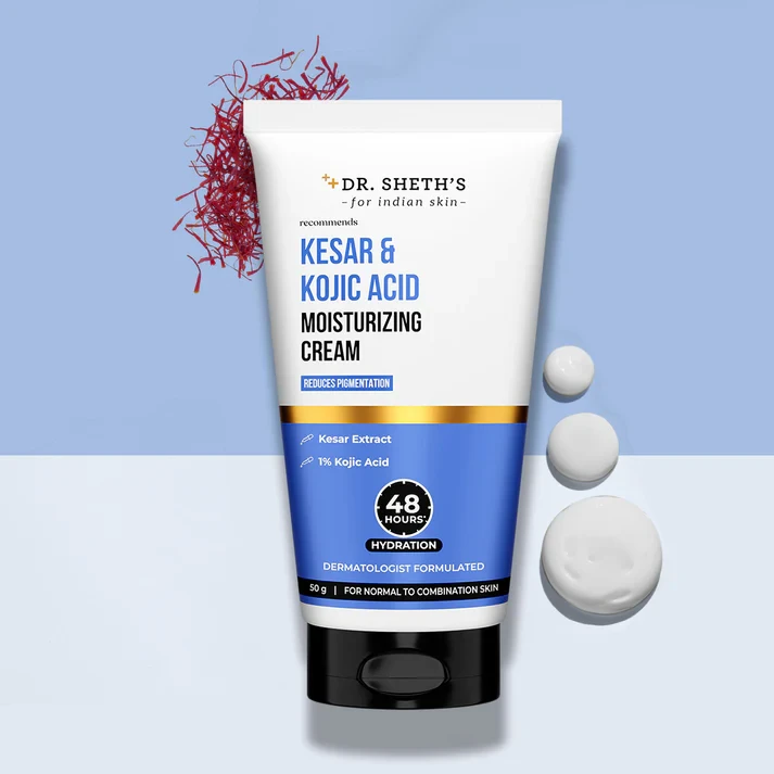 Dr Sheths Kesar & Kojic Acid Moisturizing Cream (50g)
