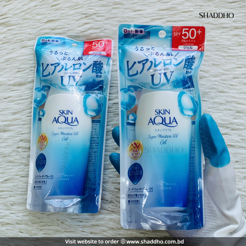 Rohto Skin Aqua Super Moisture UV Gel SPF50+ PA++++ (110gm)