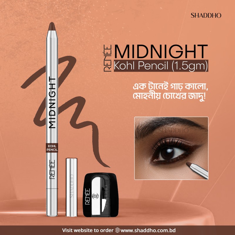 RENEE Midnight Kohl Pencil (1.5gm)