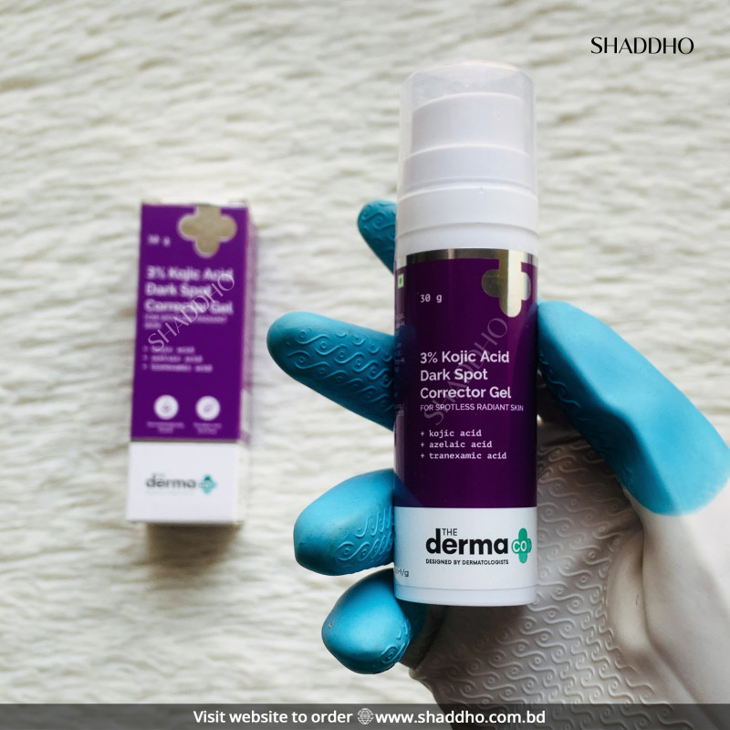 The Derma Co 3% Kojic Acid Dark Spot Corrector Gel (30g)