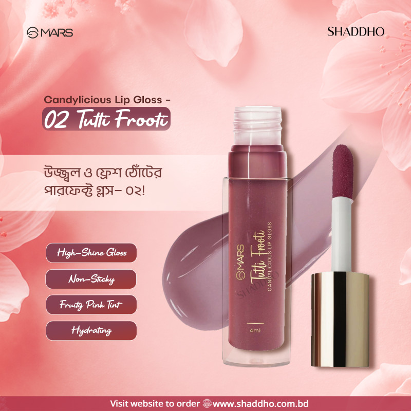 MARS Candylicious Lip Gloss - 02 Tutti Frooti