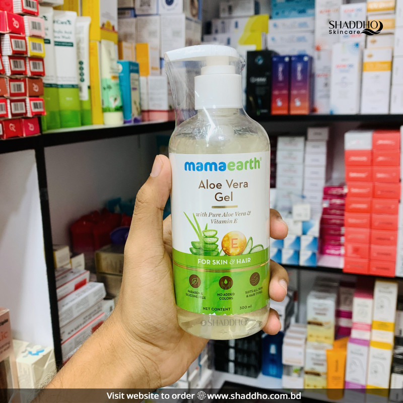 Mamaearth Aloe Vera Gel For Skin & Hair (300ml)