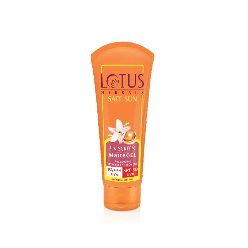 Lotus Herbals Safe Sun UV Screen Matte Gel SPF50 PA+++ (100g)