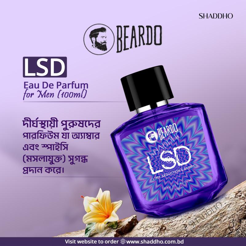 Beardo LSD Eau De Perfume for Men (100ml)